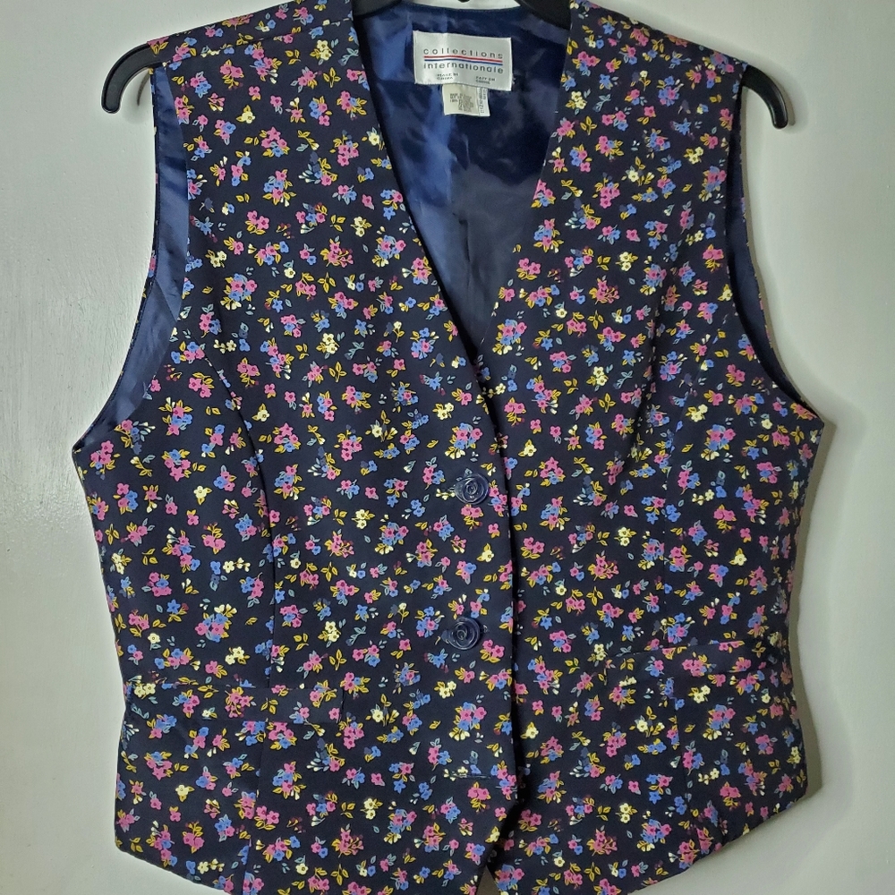 Vintage Floral Vest